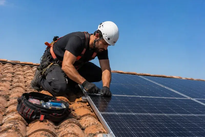 Maintenance et monitoring de panneaux solaires à Cartelègue