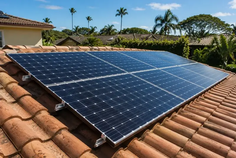 Installation de panneaux solaires à Cartelègue